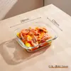 Molde para Hornear de Vidrio de Borosilicato para el Hogar, Molde para Hornear de Vidrio Resistente a Altas Temperaturas, Horno, Horno de Microondas, Sartén Especial para Cocinar al Vapor Pescado