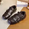 Sapatos Quadrados de Couro com Borla Francesa para Crianças 2026 Novidade Primavera/Outono Versátil Confortável Solado Macio Mocassins para Meninas