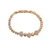 Pulsera Nueva de Moda Tendencia Corazón de Circonita, Joyería Versátil de Lujo Retro Personalizada Transfronteriza Círculo Corazón