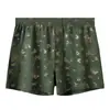 Ropa Interior Estampada para Hombre Huajielong Calzoncillos de Hombre Pierna Recta de Algodón Pantalones Ligeros Holgados Transpirables A Luo Venta al por Mayor Dropshipping