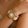 Pulseras Redondas de Resina de Alta Gama, Nuevas, de Tendencia Transfronteriza Europea y Americana, Joyería Versátil y de Moda al por Mayor
