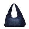 Bolso de mezclilla con costuras vintage estilo coreano para mujer, elegante bolso cuadrado pequeño, bolso de hombro o axila Ruiying a la moda, bolso de mano
