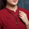 Colgante de Pixiu de cinabrio natural para hombre y mujer, con hebilla de seguridad, para llevar en el coche, llavero, collar, colgante, joyería, regalo
