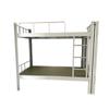 Cama de Ferro Bunk Superior e Inferior Perfil Fechado Moderno Simples Cama de Camas Duplas Alta e Baixa Dormitório Estudantil Cama de Apartamento para Funcionários Cama de Ferro