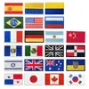 Banderas Nacionales Personalizadas de Varios Países, Insignias de Hombro, Pines, Banderas, Artículos para Exteriores, Accesorios, Velcro Bordado, Parches Bordados