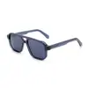 Gafas de Sol Polarizadas con Doble Puente Retro Estilo Aviador de Acetato para Hombre Moda Coreana Transfronteriza Gafas de Sol Anti-UV