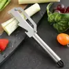 Cortador de Cebolla Rebanador de Cebolla Artefacto para Rallar Pelador Rallador Multifuncional de Acero Inoxidable Tres en Uno Divisor de Frutas