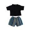 Ropa para muñeca American Girl de 18 pulgadas, camiseta más shorts, traje casual, accesorios para muñeca