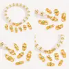 Chapado en Cobre con Oro Real de 18K Broche de Figura de Ocho Broche en S Colgante Broche de Enlace Rápido Broche de Extensión Cordón de Pulsera Accesorios para Manualidades
