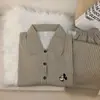 Yunduo Algodón Otoño 2025 Pijama de Mujer Pantalón de Manga Larga Cárdigan Solapa Pijama Traje Casual de Mujer Ropa para el Hogar