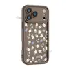 Exclusivamente para exportación: Funda protectora retro floral estilo coreano para iPhone 18 Pro, mate, anticaídas