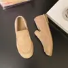 Mocassins Retro Melard com Forro de Lã para Mulheres, Sapatos Slip-On Birkenstock para Outono e Inverno, Sola Macia, Sapatos Quentes para o Dia a Dia