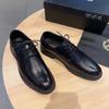 621868 sapatos de couro formais business casual masculinos 2023 primavera novo antiderrapante resistente ao desgaste sola grossa aumentados sapatos masculinos moda
