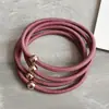 Miçangas de ouro galvanizado corda de cabelo fina anel de cabelo não machuca a versão coreana do novo elástico de borracha para cabelo fabricantes vendas diretas por atacado