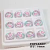 Cuentas de Corazón Pintadas a Mano de Colores Cadena para Teléfono Móvil DIY Cuerda para Teléfono Móvil Accesorios Colgantes de Joyería Hebilla de Cremallera Colgante Accesorios para el Cabello Pendientes