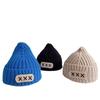 Gorro de bebé otoño e invierno gorro de recién nacido cálido 0-6-12 estilo extranjero gorro de bebé lindo piel de melón de bebé versión coreana