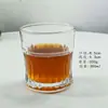 Copo de Uísque Gravado Retrô, Copo de Cristal Espesso de Alta Qualidade, Copo de Degustação de Cerveja e Destilados de Luxo Leve para Uso Doméstico
