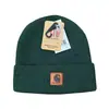 En stock venta al por mayor gorro de lana gorro tejido para hombre y mujer otoño e invierno engrosado a prueba de frío gorro cálido marca de moda outdoor europea y americana gorro de frío