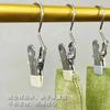 Clip para pantalones de gancho de tres caracteres, para el hogar, sin costuras, de acero inoxidable, multifuncional, de un solo clip, almacenamiento para acabado, clip para faldas y pantalones, almacenamiento de clips para faldas