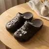 Zuecos de exterior de nuevo estilo para mujer para el hogar y uso en interiores, antideslizantes, cómodos y versátiles, sandalias de verano DIY para parejas