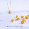 Venta Directa de Joyería Zhonghong Colgante de Durian Dorado Imitación Collar Pequeño Pulsera diy Accesorios de Oro Arena Regalo Mujeres