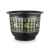 Vaso de Flor de Ano Novo Árvore da Fortuna Espessa Impressão de Peônia Vaso de Flor de Plástico Vaso de Frutas de Resina Cerâmica Imitação Vaso de Flor da Fortuna Superdimensionado