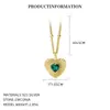 Collar Colgante Cuadrado con Forma de Diamante de Cuerda Retorcida Dorada de Plata de Ley S925 Yuanfan para Mujer, Conjunto de Joyería de Corazón Versátil de Alta Gama