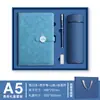 Set de Cuaderno A5 con Hebilla Metálica de Negocios y Caja de Regalo de Alta Gama para Manualidades, Regalo Souvenir para Reunión Anual Corporativa, Logo Impreso