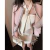 Vestido Blanco Fragante Estilo Francés para Mujer Sin Tirantes de Lana Vestido de Lana Delgado Falda Corta con Broche