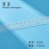 Accesorios de Encaje de 3-20 cm de Ancho Nuevos de Nylon Blanco y Negro Borlas para Ropa de Bebé Brocado Espesado Accesorios para el Cabello Material para Cinturones