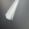 Ranura en forma de U de aleación de aluminio 18*10 Diámetro interior 16 mm Ranura para panel de yeso para Junta Tablero de madera Vidrio Borde en forma de U Tira de aluminio