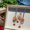 Popular Colgante de Piedra Ojo de Gato, Colgante de Calabaza Tridimensional Ojo de Gato, Versátil con Múltiples Colores Disponibles, Colgante para Llavero de Teléfono, Regalo Promocional