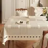 Mantel Estilo Americano, Sin Lavado, Impermeable al Aceite, Impermeable al Agua, Resistente al Calor, Mantel Rectangular, Lujo Ligero, Sensación de Alta Gama, Salvamanteles, Mantel