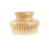 Herramienta de Baño Transfronteriza para Limpieza Profunda, Cepillo Seco y Húmedo, Cepillo de Cerdas Suaves para Exfoliar, Raspador de Espalda, Cepillo de Baño de Bambú