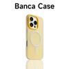 Capa de Celular Dopamina Cor Pura Adequada para Apple 16Promax Magnética Jelly Dois-Em-Um Capa Protetora para Iphone15