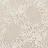 Tejido de punto popular, tejido de malla jacquard de encaje de nailon-algodón para vestidos de mujerPrecio negociable