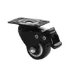 Rueda de Caster Doble Rodamiento Diamante Dorado Rueda Súper Resistente con Freno Rueda Giratoria Direccional Polea Universal Otro
