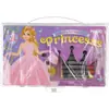 Bolsa de pintura de princesa 42 peças 23,5X14cm
