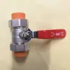Accesorios para Tubería PPR Codo Rosca Interna Amarillo-Naranja Tes de Rosca Interna Puente de Válvula de Tes de Arco Grande Directo