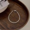 Pulsera Swarovski de Perlas Francesas para Mujer 2024 Nuevo Lujo Accesible Nicho Gama Alta Exquisitos Accesorios Pulsera