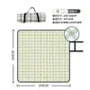 Esterilla de Playa Impermeable Plegable Extra Grande para Exteriores, Esterilla de Picnic para Acampar, Esterilla Impermeable a la Humedad, Esterilla de Picnic Ultrasónica con Película de Aluminio Engrosada