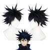 Peruca Gojo Satoru Cosplay Cabelo Tigre Bastão Youren Três Rodas Xia Peruca de Alta Temperatura Couro Cabeludo Sintético