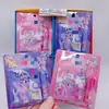 Caderno Infantil Fofo de Desenho Animado Sanrio, Caderno Kawaii do Grupo de Garotas Hunter, Conjunto de Canetas Esferográficas, Prêmios para Presente de Estudante