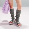 Itens em Liquidação, Sem Reposição: Punhos de Meia Tricotados para Outono e Inverno, Meias Enrugadas que Realçam o Formato das Pernas, Tendência Coreana Estilo Hyuna, Meias Femininas Exquisitas