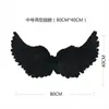 Acessório de cabeça para fantasia de festa de Halloween, adereços de asas de anjo, acessórios de cabelo estilo escuro, tiara de demônio bidimensional