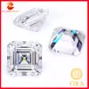 Moissanita Quadrada, Lapidação Pagoda, Cor D, Vvs, Lapidação Asscher, 0,5Ct-5Ct, Preço de Atacado, Sintético Gra