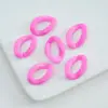 Acrílico Colorido Anel Aberto Corrente de Combinação Fivela de Grampo de Cabelo Fivela DIY Acessórios de Material para Bolsa Joia Chaveiro