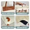 Bolsa de lona exclusiva para exportação com quatro cantos de couro PU, bolsa tote criativa, bolsa promocional para presente, impressão de logotipo personalizada disponível