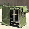 Funda para Jaula de Perro de Acero Inoxidable para Exteriores, Toldo Solar, Funda a Prueba de Viento e Impermeable, Funda Impermeable para Jaula de Perro, Uso en Todas las Estaciones