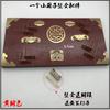 Caja de Madera de Alcanfor Antigua China Caja de Joyería Soporte Caja de Accesorios de Cobre Hebilla de Caja Cerradura Caja de Madera Antigua Bisagra Manija Esquina
